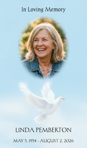 Dove design with a sample photo